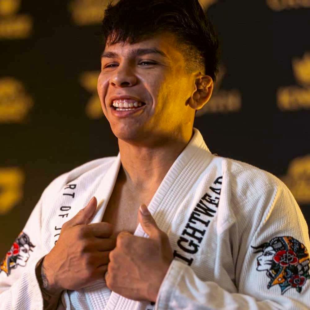 Diego “Pato” Oliveira, Brazilian light-featherweight BJJ black belt and multi-time IBJJF World Champion