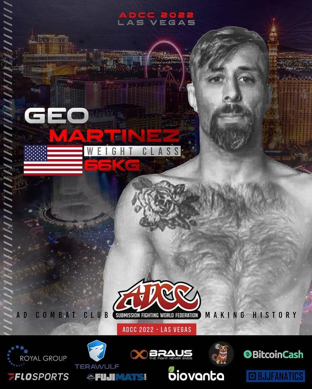 Geo "Freakazoid" Martinez, American 10th Planet Jiu-Jitsu black belt and EBI champion