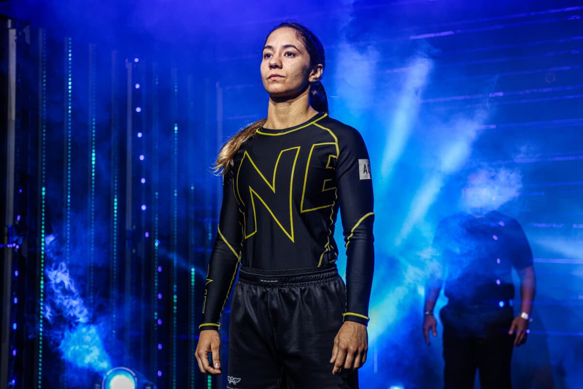Mayssa Bastos, Brazilian BJJ black belt, AOJ athlete, and ONE atomweight submission grappling champion